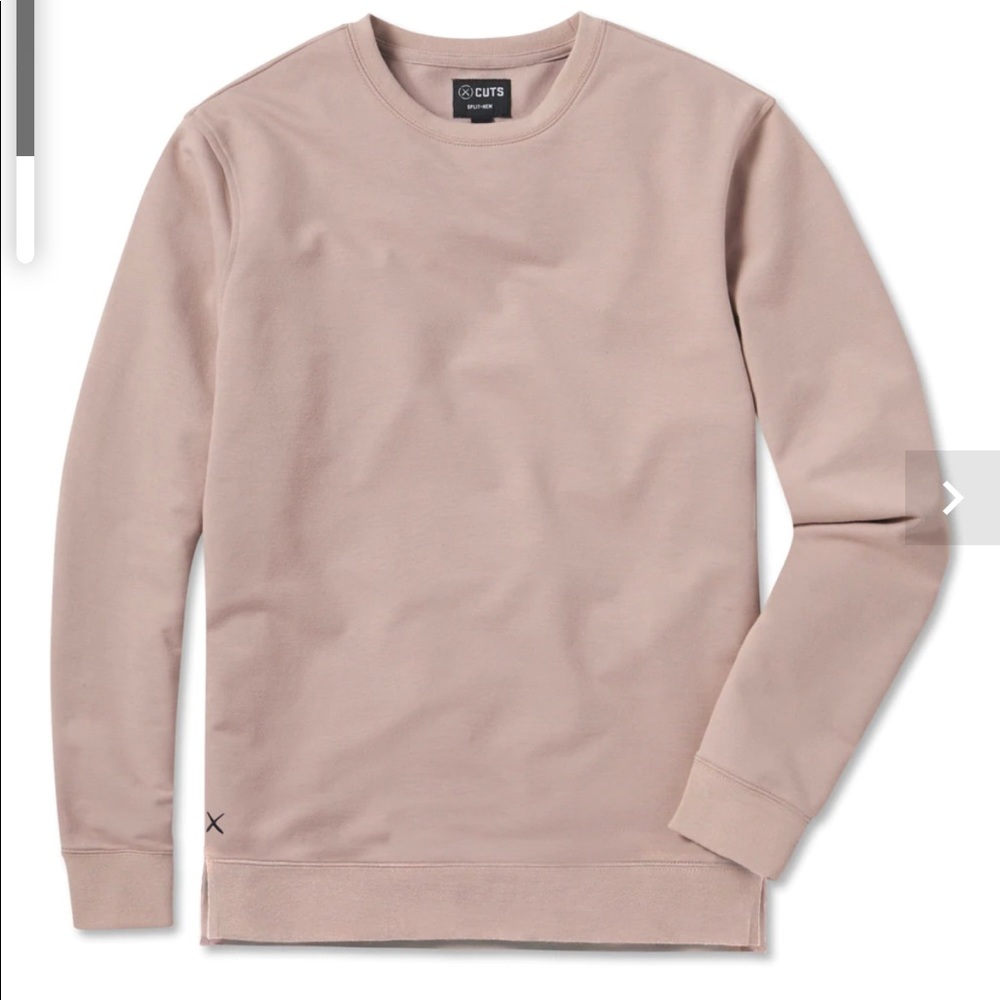 Cuts clothing Pullover Crew Split-Hem | Winter Solstice Signature-fit Hyperloop